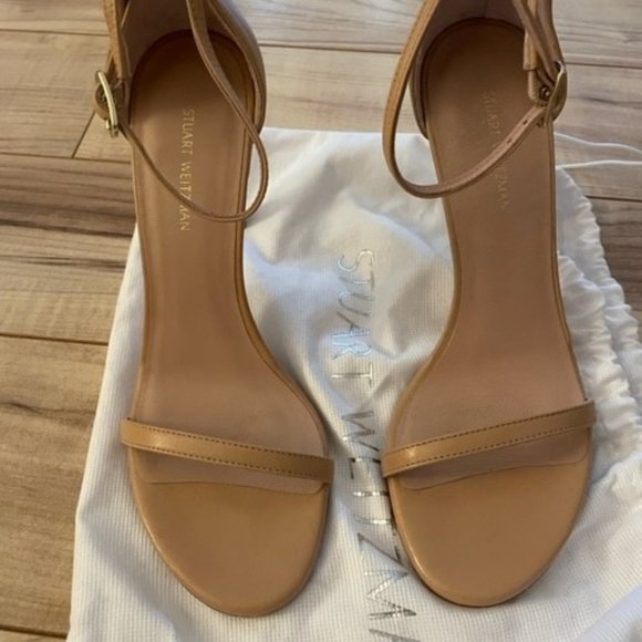Stuart Weitzman Nudistsong - Adobe leather 6.5 w/dustbag - Picture 1 of 5